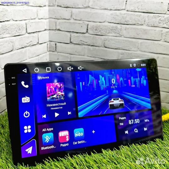 Аndroid мaгнитолa 2DIN 2+32 9 дюймов на все авто