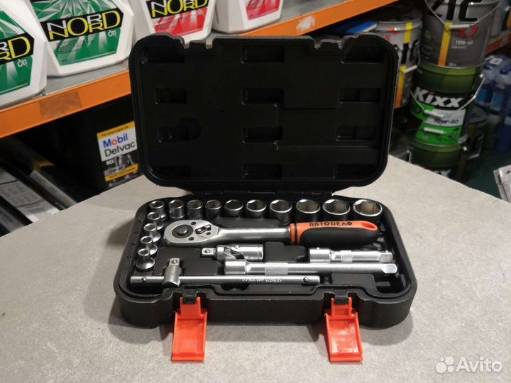 Набор головок торцевых 19пр. 3/8