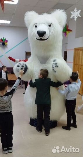 Белый мишка поздравление