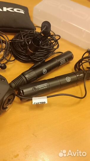 Zoom h4n pro + 2 akgc417 pp+audio-technika atr3350