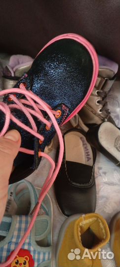 Ботинки, сапожки, туфли, пакетом, разная