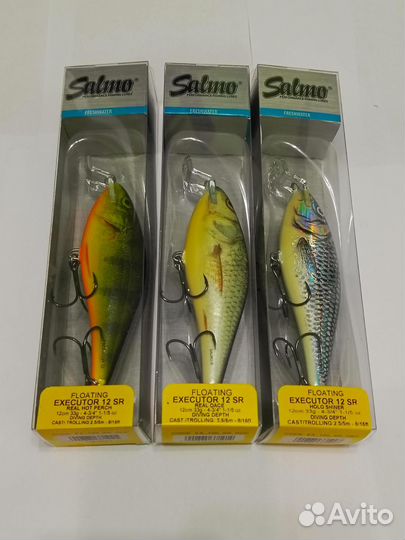 Воблер Salmo executor 12 SR цвет - HS, RD, RHP