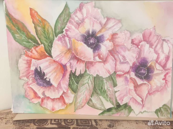 Картина акварель