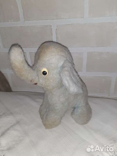 Слон мягкий игрушка СССР