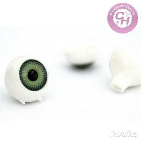 Глазки для кукол круглые, 12 мм, 4 шт