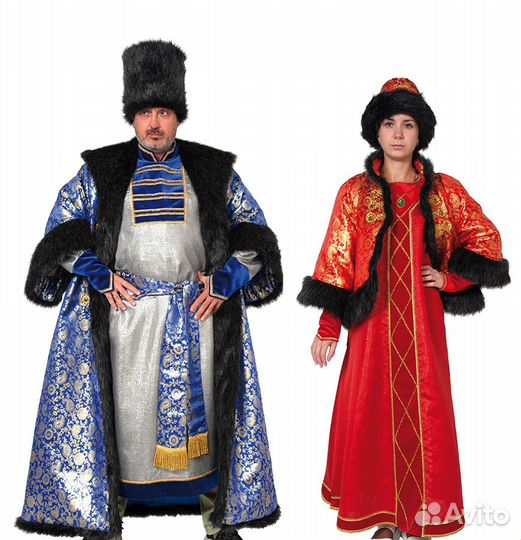Костюм боярина, боярыни, барина, царевны