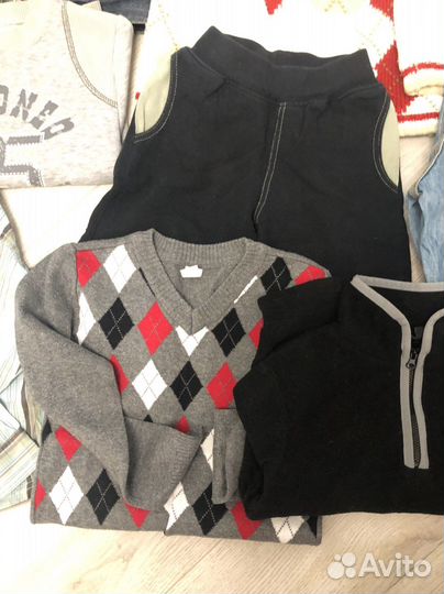 Одежда пакетом на мальчика 4-5 лет