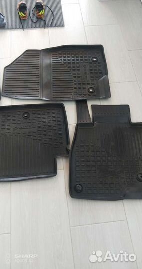 Оригинальные резиновые коврики на Мазда 6 GJ