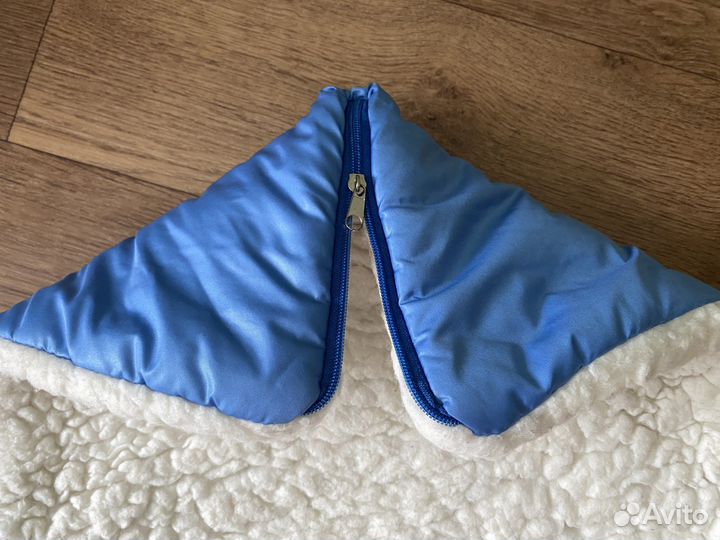 Зимний конверт в коляску на выписку