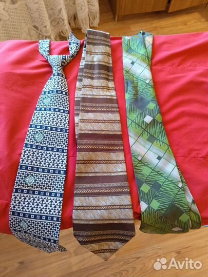 Галстуки винтаж мужские, СССР, пакетом