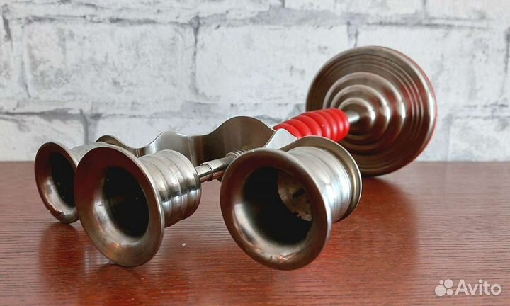 Канделябр (подсвечник) из металла, винтаж 1990год