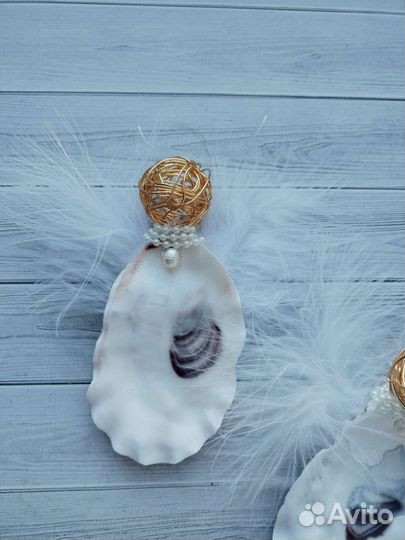 Ангел - Хранитель из ракушки большой