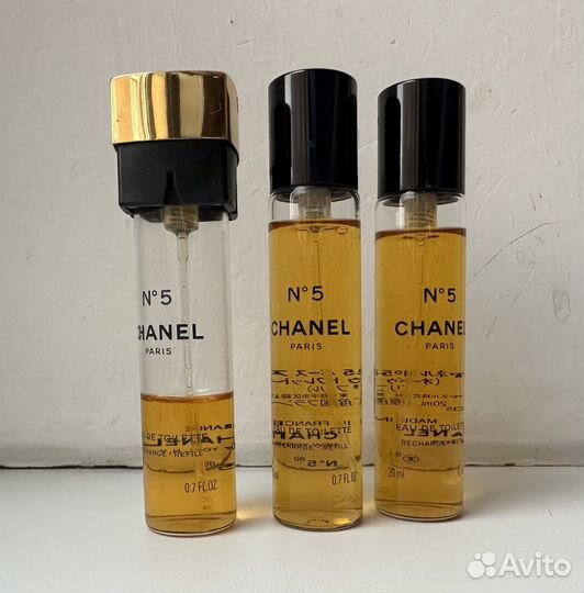 Chanel но 5 eau de toilette 20 мл * 3 шт