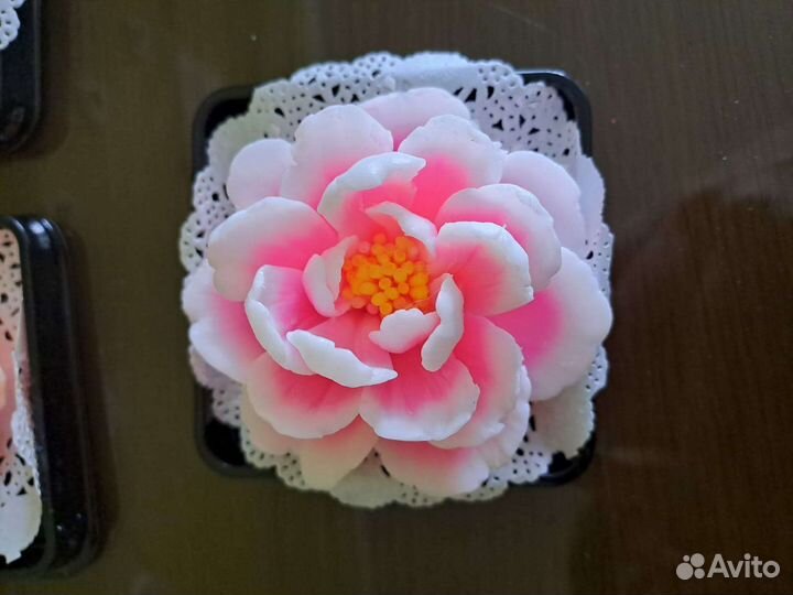 Цветы из мыла ручной работы