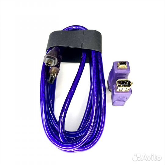 Кабели FireWire 6-4pin с переходниками QED (U.K.)