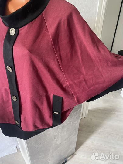 Пончо, кофта, туника женская 56 размер