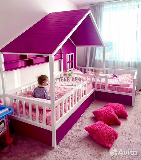 Детская кровать из массива