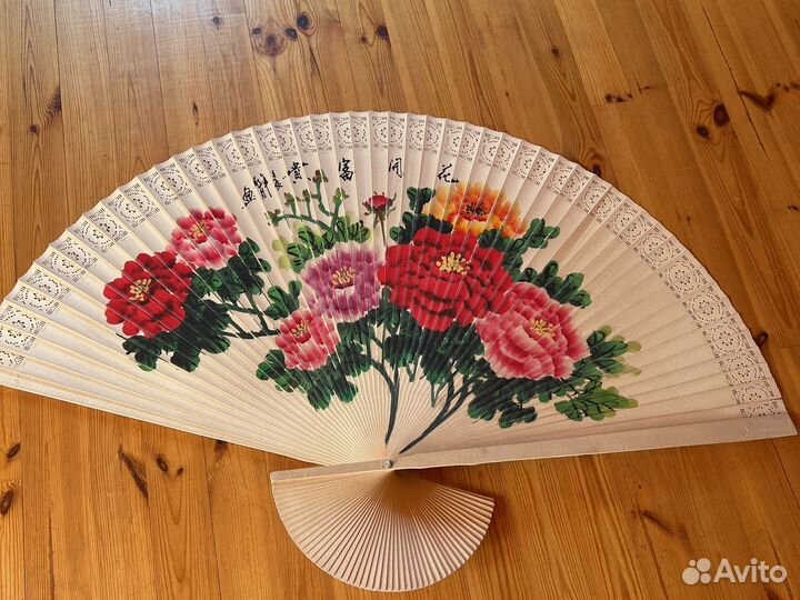 Веер деревянный интерьерный 96 на 153 см