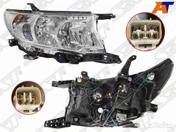 Фара toyota land cruiser prado 150 17- RH галог