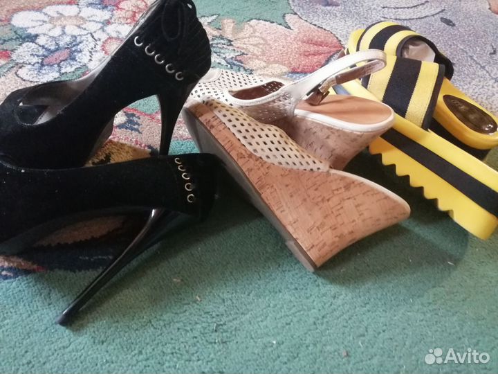 Обувь женская. Размер 37.пакетом