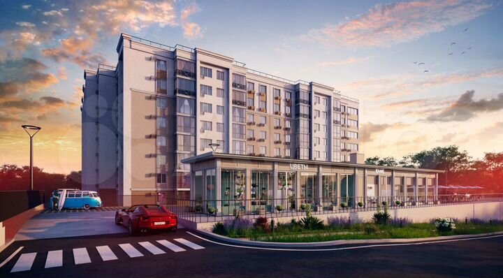 1-к. квартира, 34,5 м², 2/8 эт.