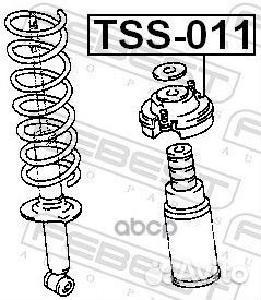 Опора амортизатора toyota corsa/tercel EL5#.NL50