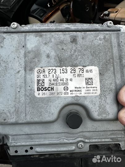 Эбу мозги на mercedes Мерс 221 мотор