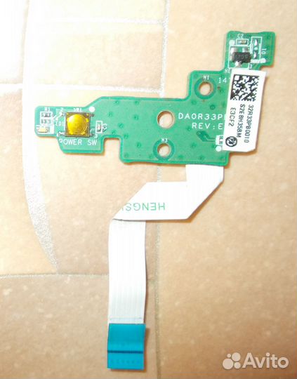 Плата кнопки включения, кнопка старта HP G6-2260sr