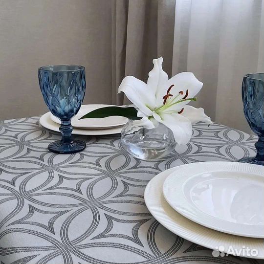 Скатерть из хлопка с пропиткой