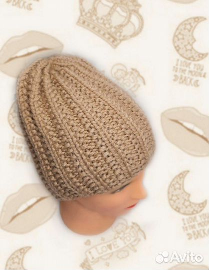 Шапка женская вязаная ручная работа