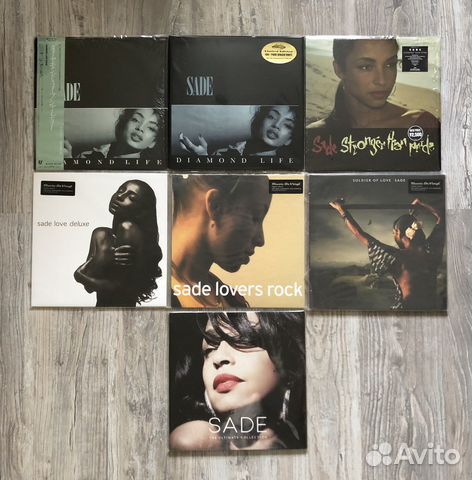 Sade виниловые пластинки LP