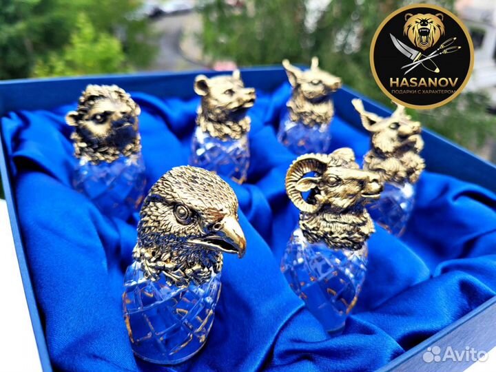 Хрустальные рюмки перевертыши