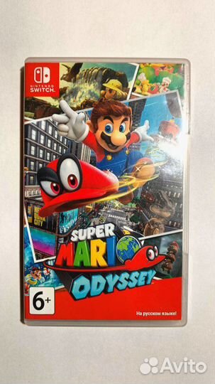 Картридж Super Mario odyssey для Nintendo switch