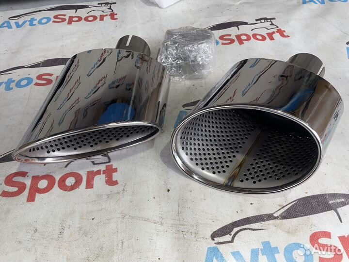 Насадки на выхлоп для Audi A5 B9 стиль RS5