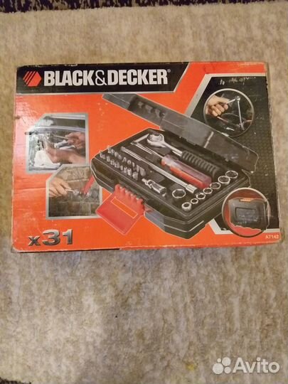 Набор инструментов для авто black & decker A7142