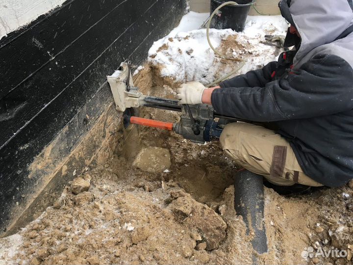 Установка септиков, сливных и выгребных ям