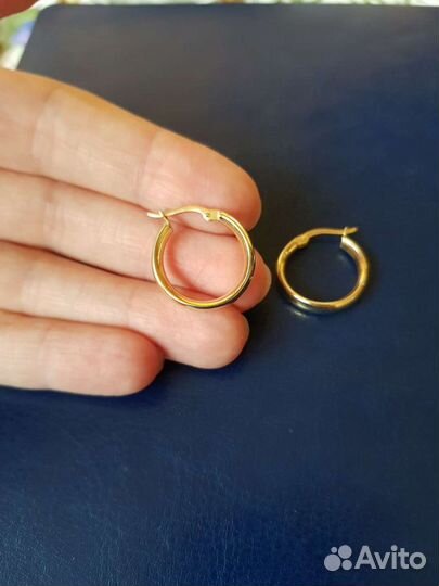 Золотые серьги
