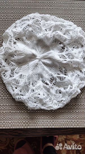 Береты вязанные летние