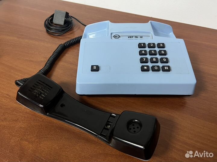 Раритетный телефон стационарный СССР VEF TA-12