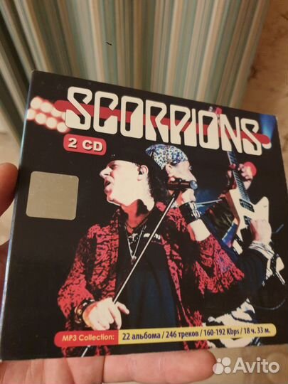 DVD диски группы scorpions