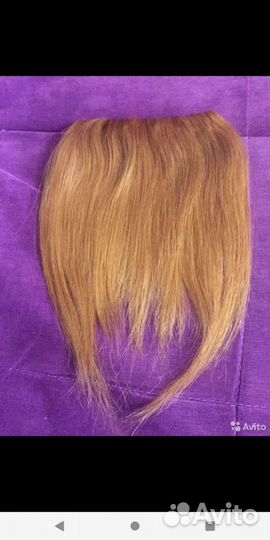 Волосы натуральные на заколках