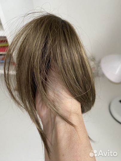 Челка на заколках новая