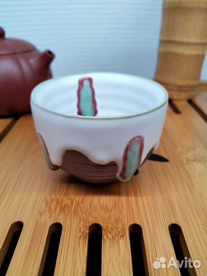 Пиала ручной работы «Белый кувшин»