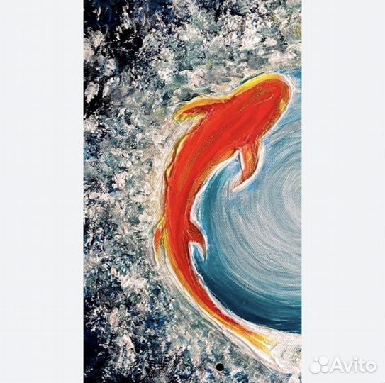 Картина для интерьера Motus (Движение), 50x50