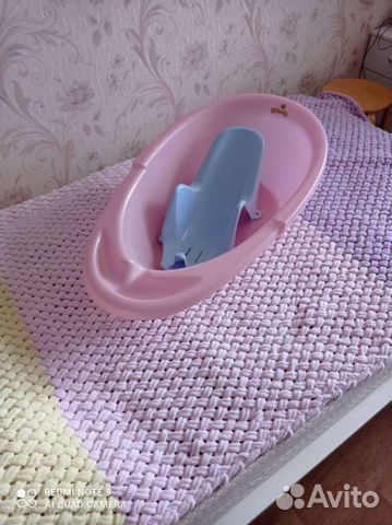 Ванночка и горка для купания