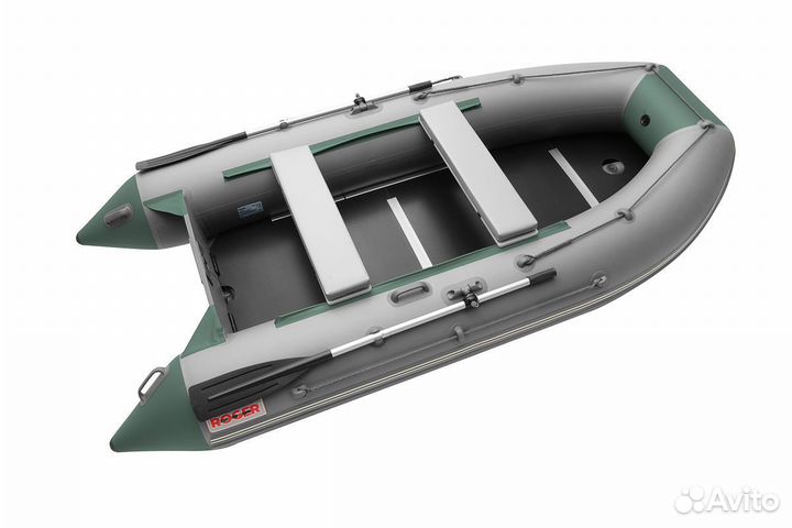 Лодка пвх Роджер (Roger) Hunter Keel 3500 серая