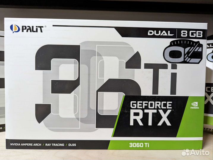 Видеокарты RTX 3060 Ti palit dual рст нов