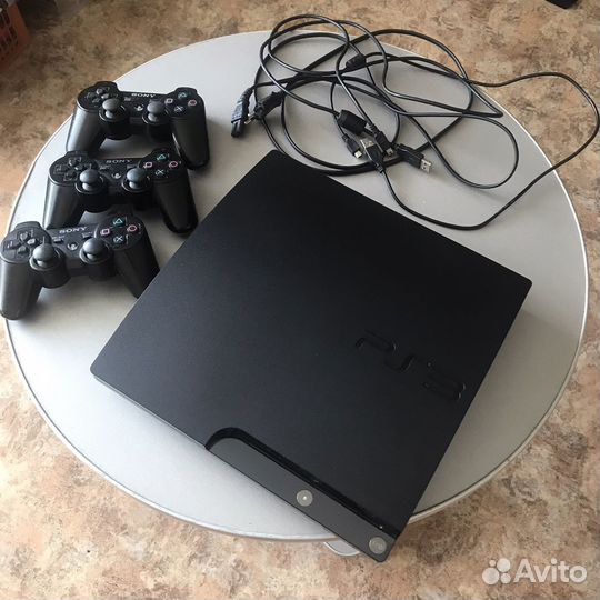 Sony playstation 3 slim, 115гб, прошитая