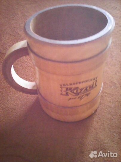 Пивная деревянная кружка