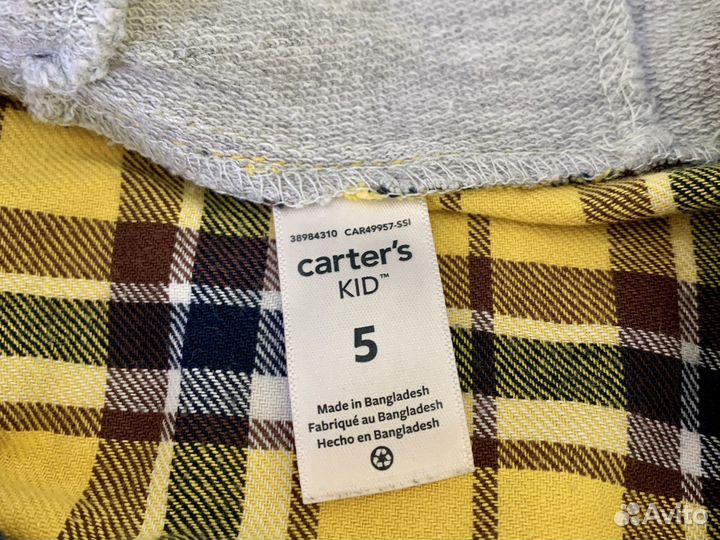 Комплект для мальчика Carter’s рубашка и брюки